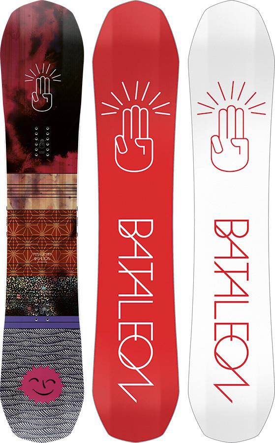 Bataleon Push Up Women's Hybrid 3BT Snowboard, 140cm 2019